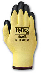 GLOVE  HYFLEX CR ULTRA;LT WT KEVLAR LINED SZ 11 - Cut Resistant